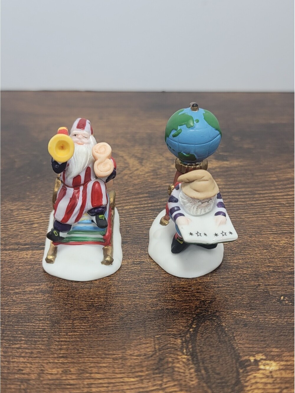 Dept 56 Heritage Village Collection Charting Santa's Course Set Of 2 56364
